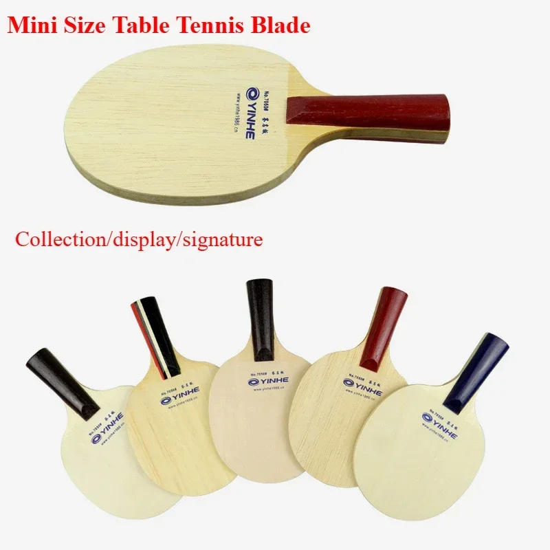 Table Tennis Umpire - YINHE お土産ミニ卓球ブレードコレクションディスプレイ用小型ピンポンラケット子供トレーニング署名