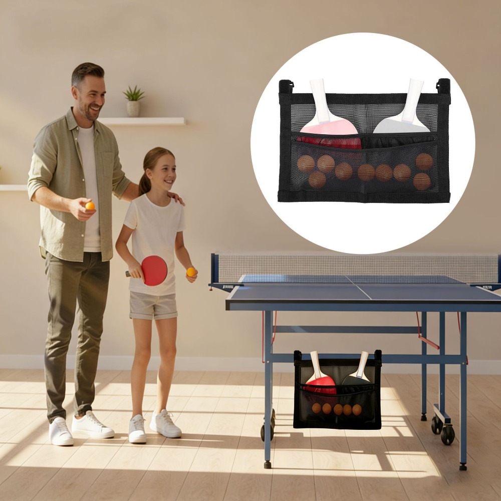 Table Tennis Equipment - 卓球スポーツ用品収納バッグ、卓球ラケット収納バッグ、吊り下げ式収納バッグ、メッシュバッグ