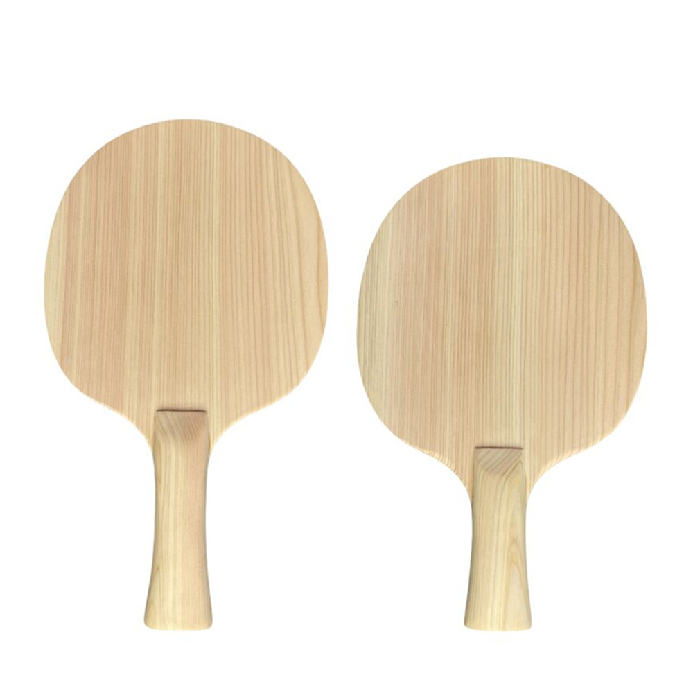 Table Tennis Blades - 単層ヒノキ無垢材卓球ブレード 8mm ピンポンブレード FL CS ソフト弾性