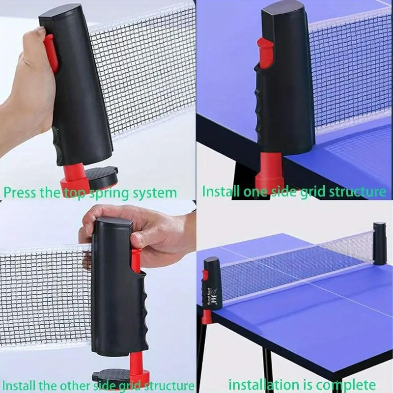 Table Tennis Equipment - 2025年ホット卓球ネットどこでも格納式ラックスポーツ交換ピンポンポストネットエクササイズアクセサリー機器