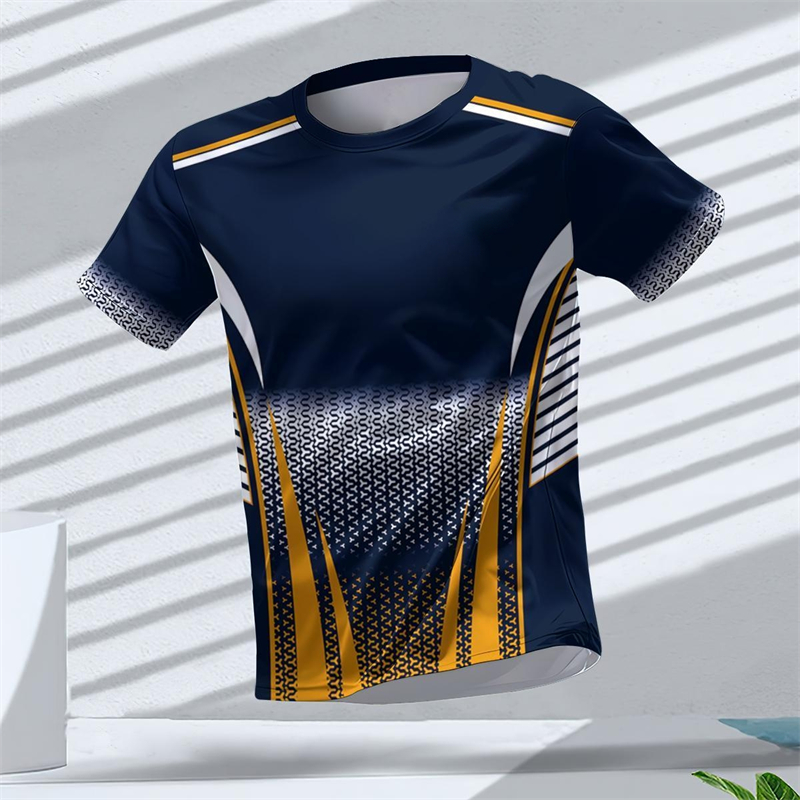 幾何学グラフィック 3D プリントスポーツ Tシャツ夏カジュ - Table Tennis Xu Xin のレビューと価格