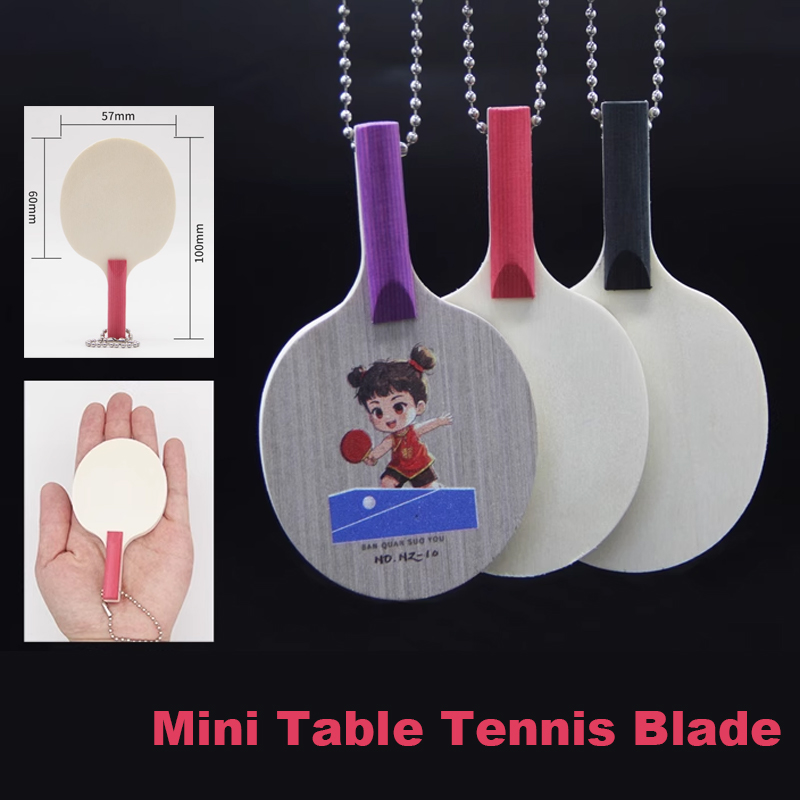 ミニチュア子供卓球ブレードキーホルダー署名ピンポンパドルミニ - Table Tennis Umpire のレビューと価格