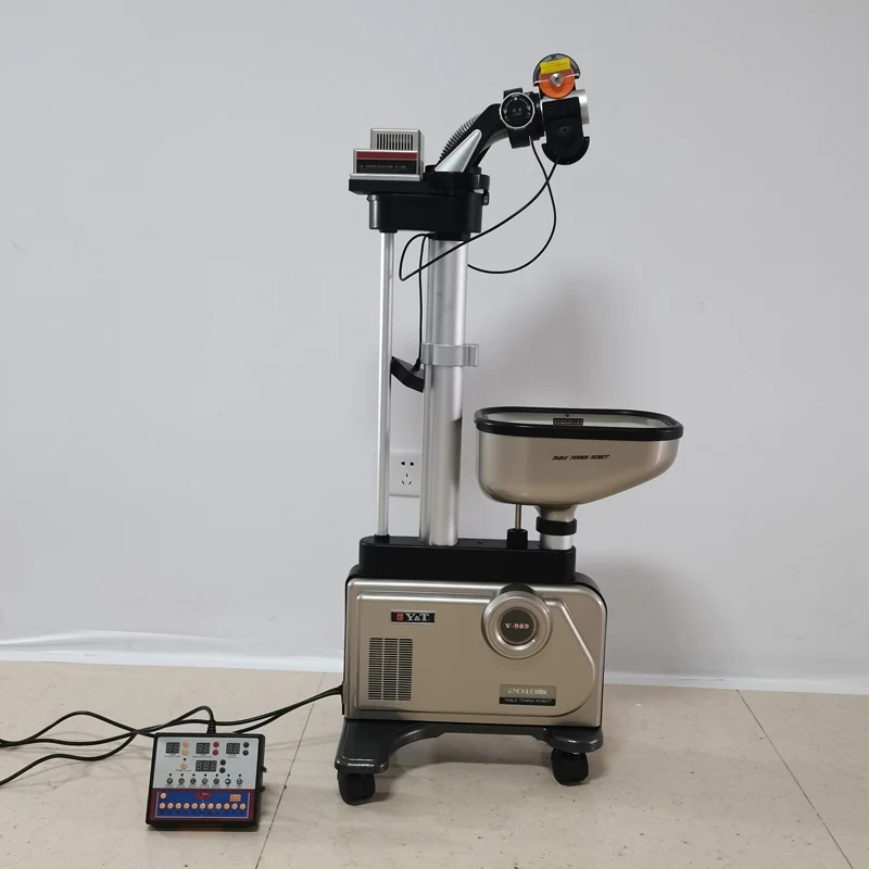 Y&T V989-2019 プロフェッショナル卓球マシン ピ - Table Tennis Robot のレビューと価格