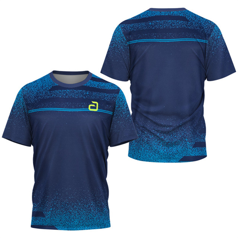 男性卓球 Tシャツアンダーカーレントパターンメンズサマーテニ - Table Tennis Xu Xin のレビューと価格