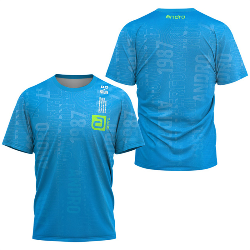 男性卓球 Tシャツアンダーカーレントパターンメンズサマーテニ - Table Tennis Xu Xin のレビューと価格