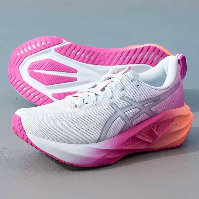 アシックス レディース NOVABLAST 5 ホワイト グ - Table Tennis Shoes Asics のレビューと価格