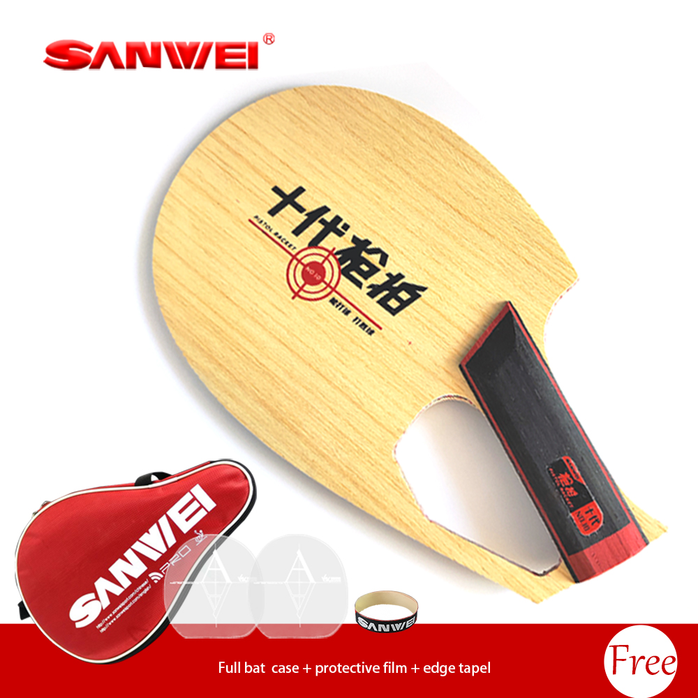 オリジナルSANWEI特許取得済みピストル型ラケットシェーク - Table Tennis Blades のレビューと価格