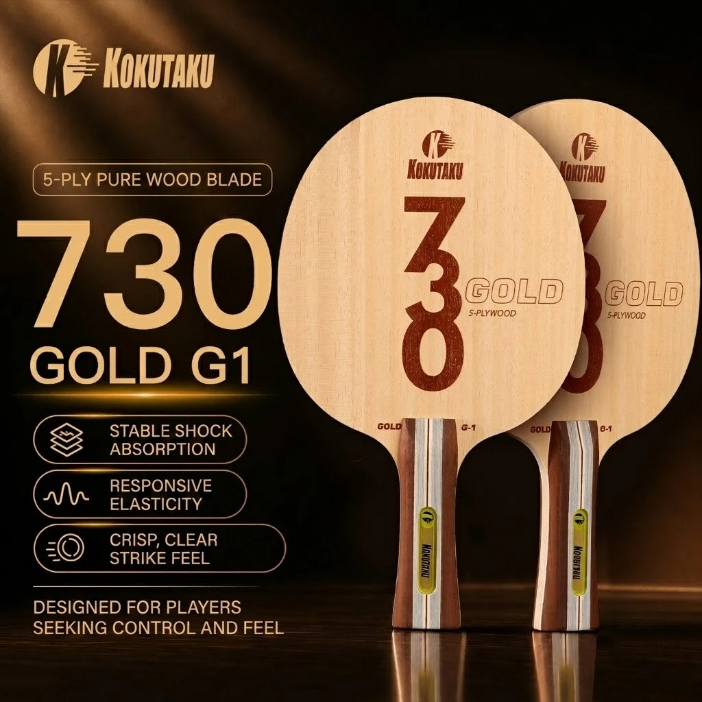 コクタク卓球ブレードFL 730 G1 5層木材/G2 5層 - Table Tennis Table のレビューと価格