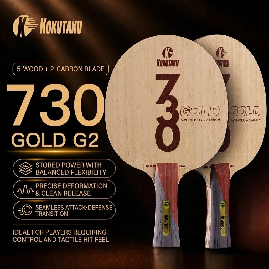 コクタク卓球ブレードFL 730 G1 5層木材/G2 5層 - Table Tennis Table のレビューと価格