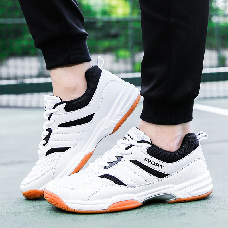 男性用テニスシューズ通気性アウトドアスポーツジム女性バドミン - Table Tennis Shoes Asics のレビューと価格
