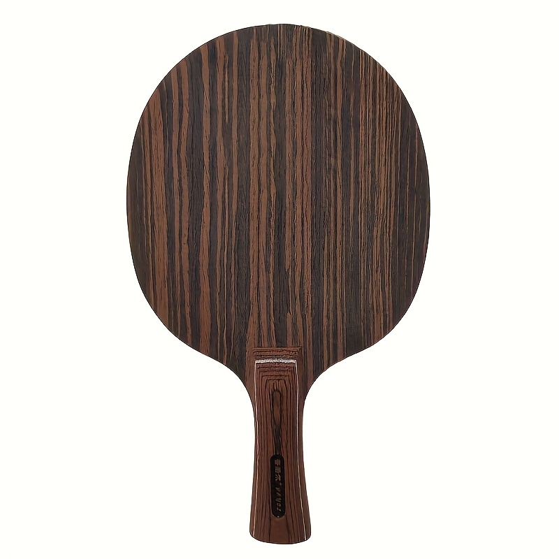 黒檀製卓球ラケットブレード、高速攻撃設計、5ウッド+2カーボ - Table Tennis Blades のレビューと価格