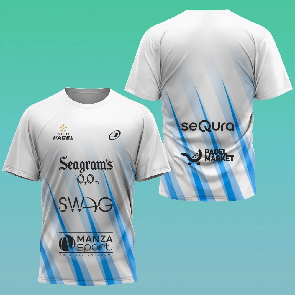 新しいメンズ Tシャツ夏のファッションテニスプリント半袖バド - Table Tennis Xu Xin のレビューと価格