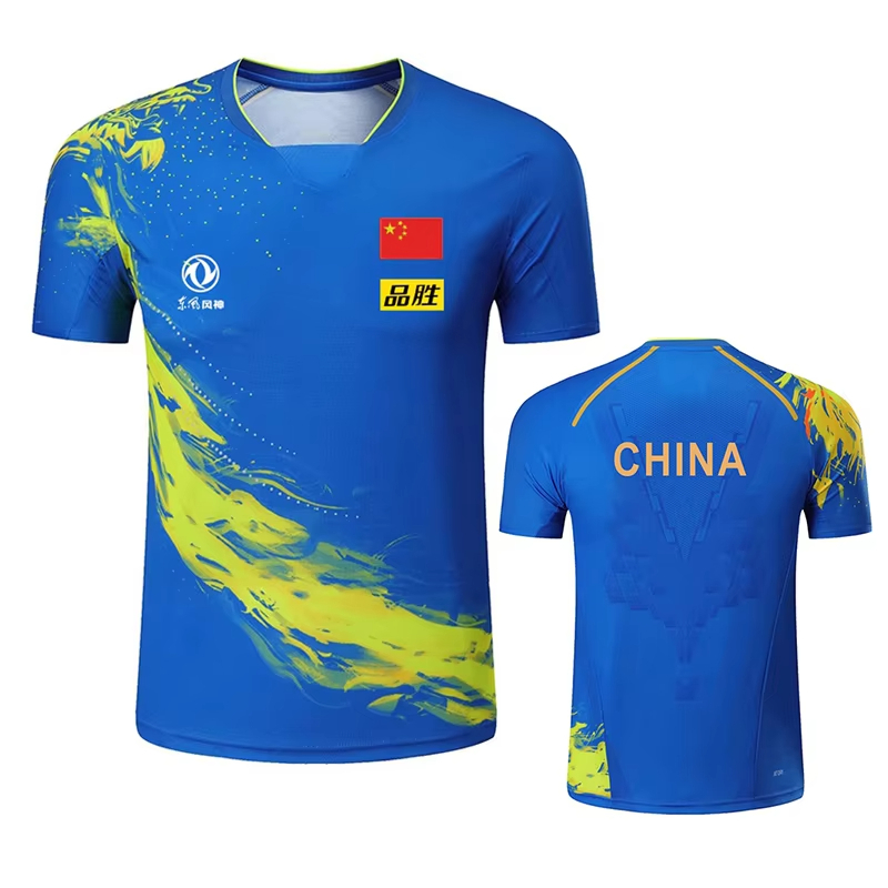 男性と女性のためのドラゴンプリント卓球Tシャツ,ファッション - Table Tennis Xu Xin のレビューと価格