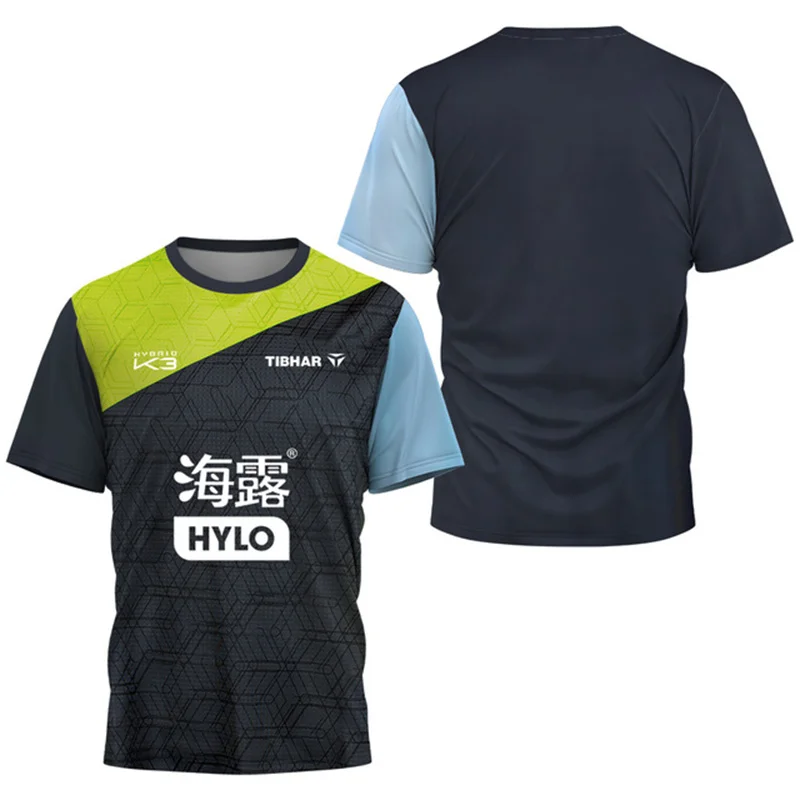 ファッションメンズ Tシャツアウトドアスポーツ卓球半袖トップ - Table Tennis Xu Xin のレビューと価格