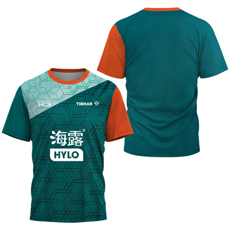 ファッションメンズ Tシャツアウトドアスポーツ卓球半袖トップ - Table Tennis Xu Xin のレビューと価格