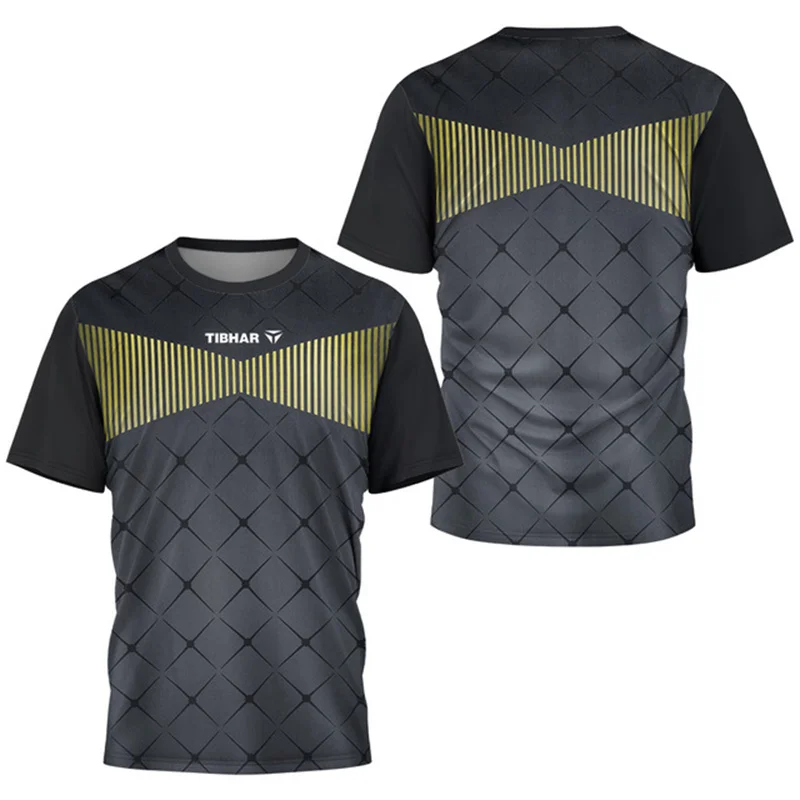 ファッションメンズ Tシャツアウトドアスポーツ卓球半袖トップ - Table Tennis Xu Xin のレビューと価格