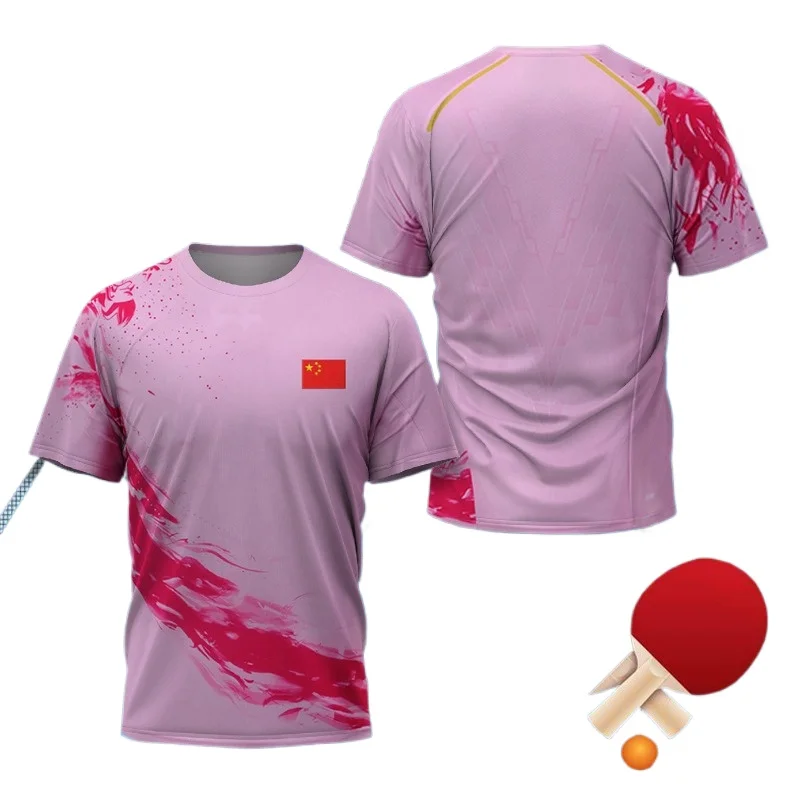 中国ドラゴン卓球グラフィック Tシャツ男性用衣類ファッション - Table Tennis Xu Xin のレビューと価格