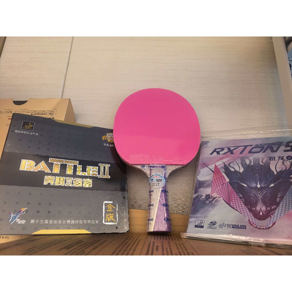 オリジナル YINHE EC-11 完全な DIY ピンポン - Table Tennis Xu Xin のレビューと価格