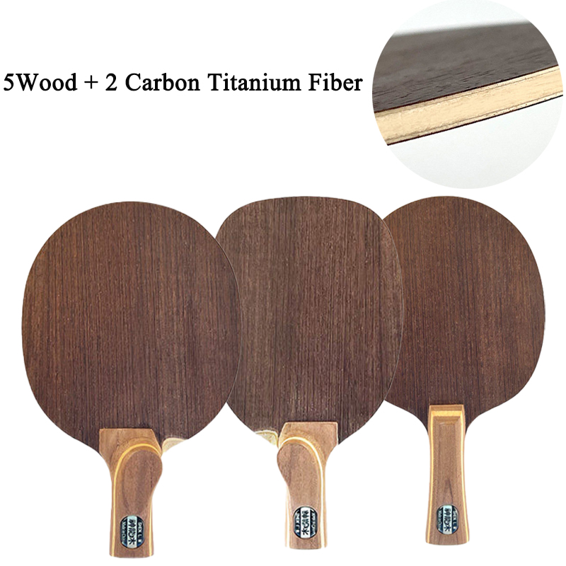 卓球ブレード 中国式/日本式ペンホールド 5ウッド2カーボン - Table Tennis Blades のレビューと価格