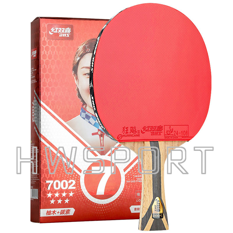 オリジナル DHS 7 スター卓球ラケット攻撃的 8 スター - Table Tennis Xu Xin のレビューと価格